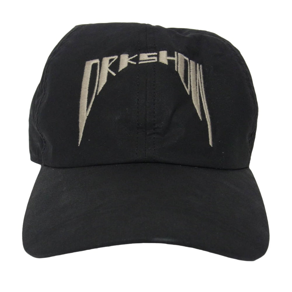 Rick Owens リックオウエンス 25SS DA01E3478-PFEM10 DRKSHDW ダークシャドウ Baseball Cap ロゴ刺繍 ベースボール キャップ 帽子 ブラック系 L【中古】