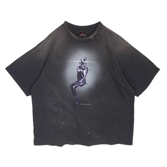 SAINT MICHAEL セントマイケル 25AW SM-HR1-0000-C075 Hajime Sorayama 空山基 MASK SRYM_SS TEE クルーネック 半袖 Tシャツ チャコール系 XL【中古】