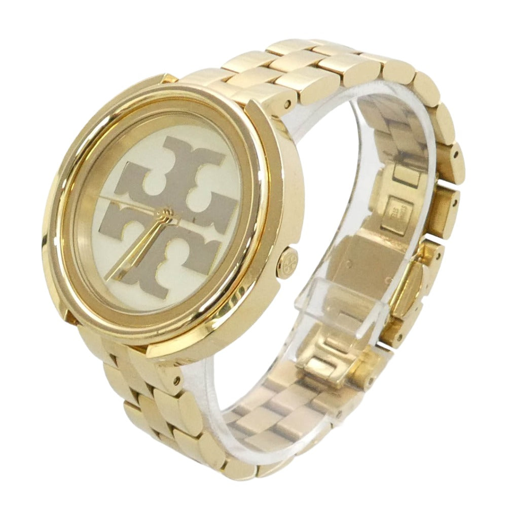 Tory Burch トリーバーチ TBW6208 MILLER ミラー ステンレス クオーツ 腕時計 ゴールド系【中古】