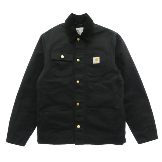 Carhartt カーハート I031519 00E MICHIGAN COAT ミシガンコート カバーオール ダック生地 ジャケット ブラック系 S【中古】
