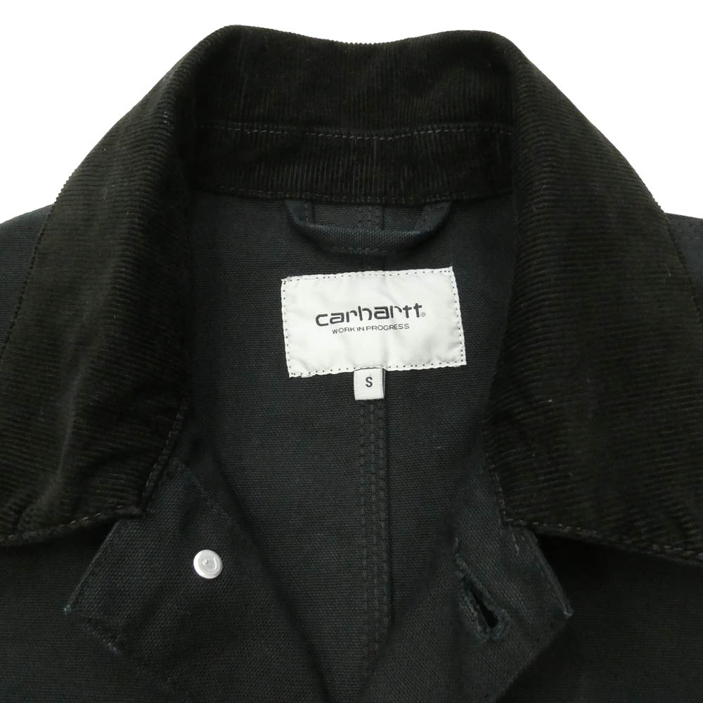 Carhartt カーハート I031519 00E MICHIGAN COAT ミシガンコート カバーオール ダック生地 ジャケット ブラック系 S【中古】