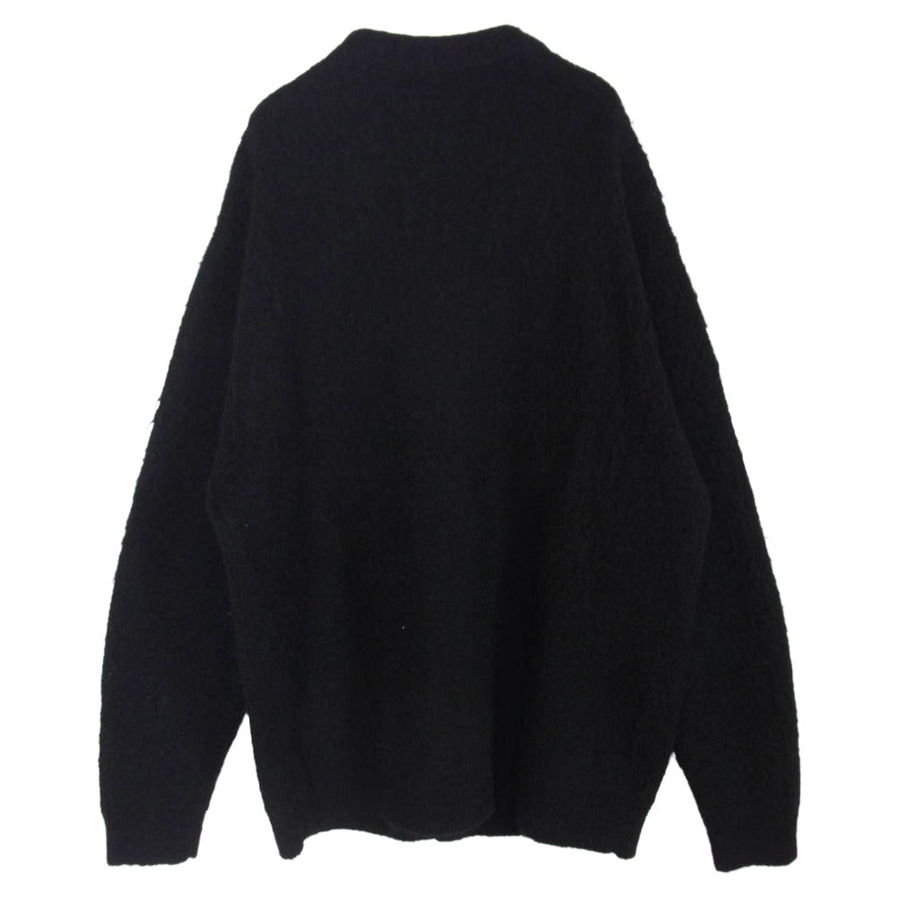 BEAMS ビームス 11-15-1472-048 Solid shaggy cardigan ソリッド シャギー カーディガン ブラック系 M【中古】