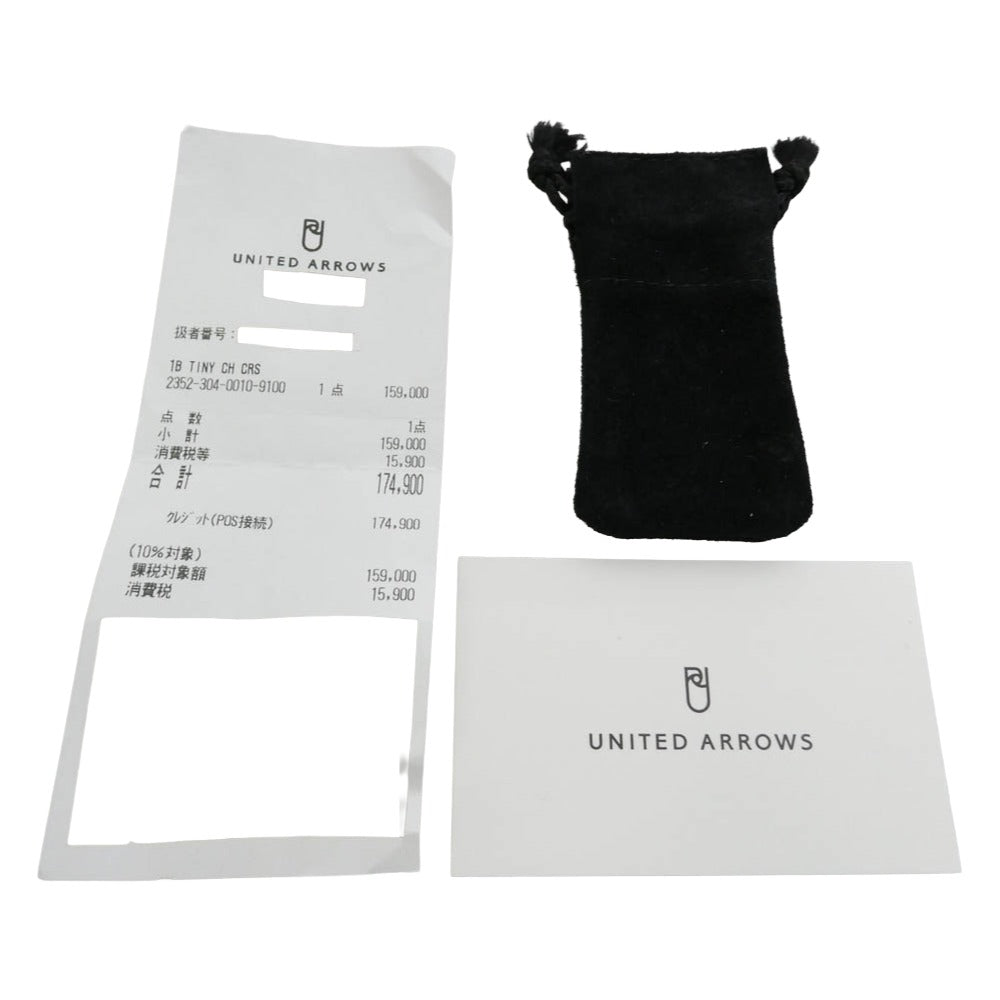 CHROME HEARTS クロムハーツ（原本無） ユナイテッドアローズレシート原本付属 1B TNY CH CRS 1ボール タイニーCHクロス ペンダントトップ シルバー系【中古】 CHROME HEARTS クロムハーツ（原本無） ユナイテッドアローズレシート