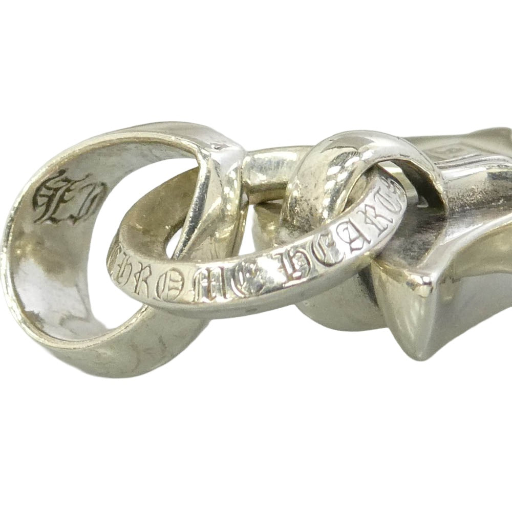 CHROME HEARTS クロムハーツ（原本無） ユナイテッドアローズレシート原本付属 CH CRS SML W BALE スモールCHクロス w/ベイル ペンダントトップ シルバー系【中古】