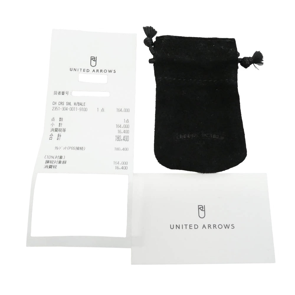 CHROME HEARTS クロムハーツ（原本無） ユナイテッドアローズレシート原本付属 CH CRS SML W BALE スモールCHクロス w/ベイル ペンダントトップ シルバー系【中古】