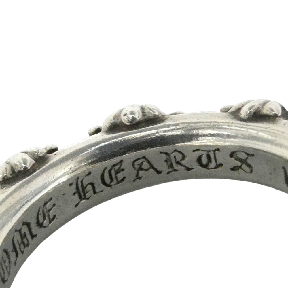 CHROME HEARTS クロムハーツ（原本無） CROSS BAND クロスバンド リング シルバー系 19号【中古】