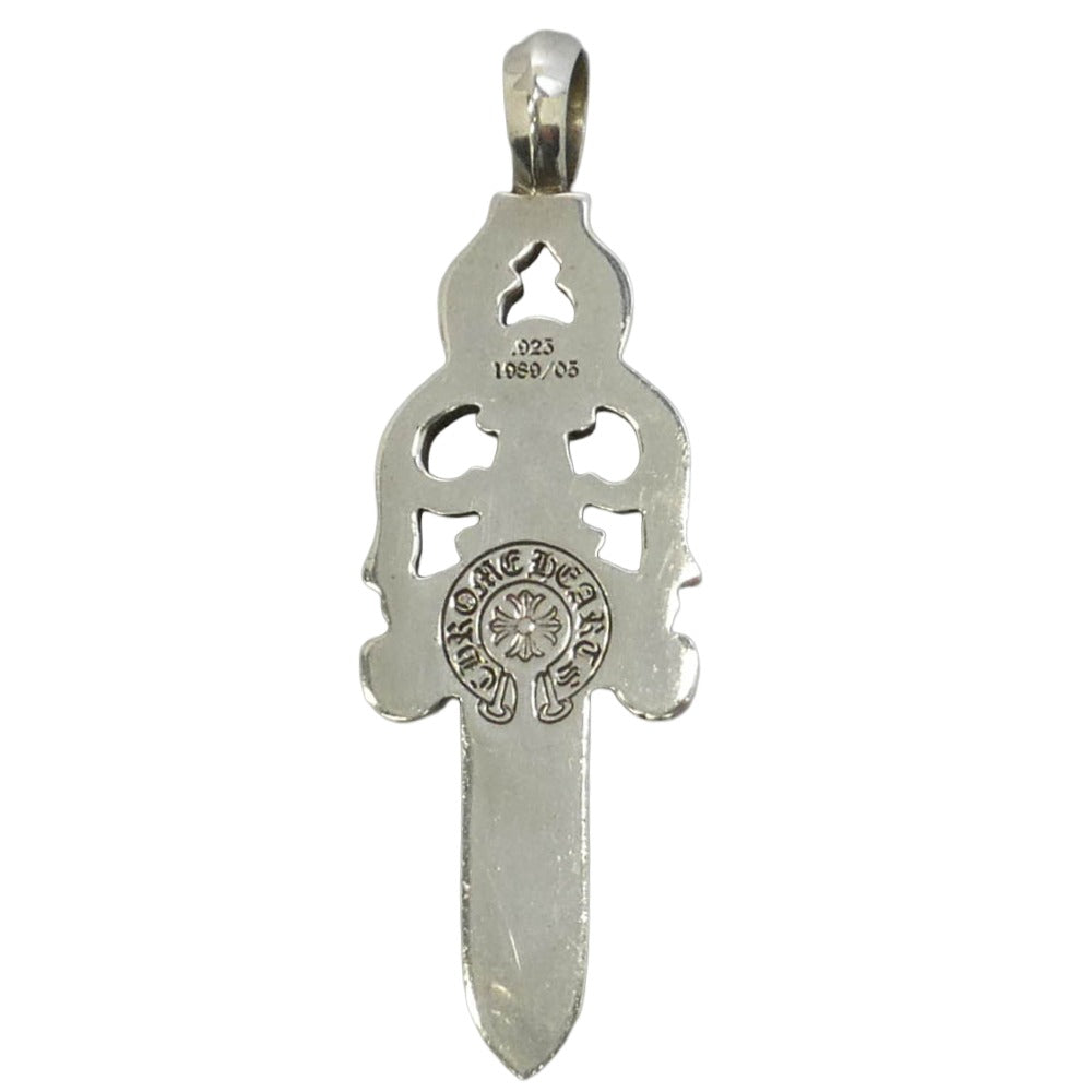 CHROME HEARTS クロムハーツ（原本無） LARGE DAGGER ラージダガー ペンダントトップ シルバー系【中古】
