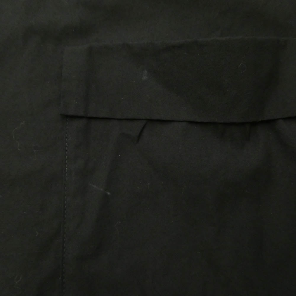 Yohji Yamamoto ヨウジヤマモト PZ-B02-001 power of the WHITE shirt パワーオブザホワイトシャツ ロングカラー 長袖 シャツ ブラウス ブラック系【中古】