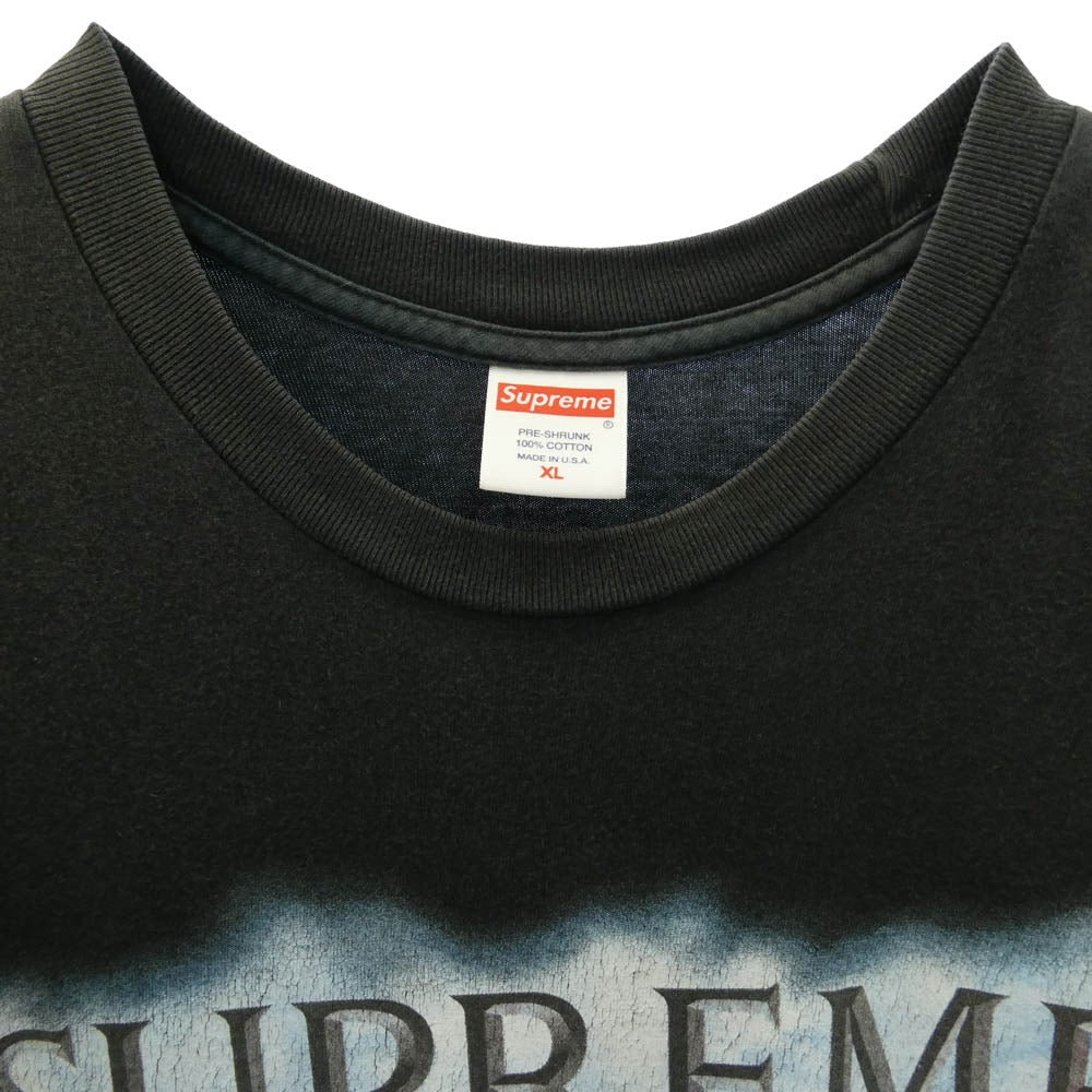 Supreme シュプリーム 19AW Levitation Tee レヴィテーション プリント 半袖 Tシャツ ブラック系 XL【中古】