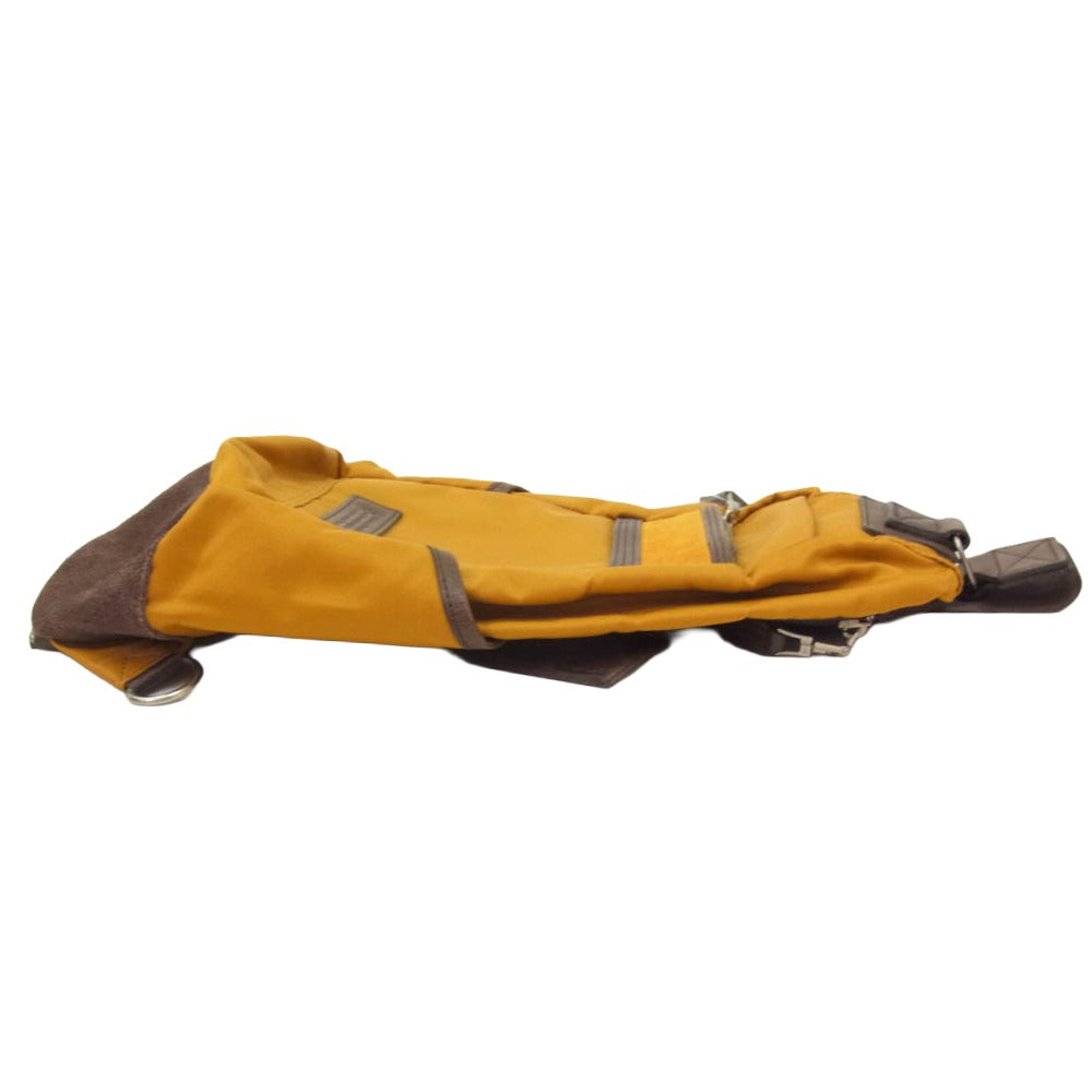 MASTERPIECE マスターピース 01357 Density ボディバッグ イエロー ブラウン系【中古】