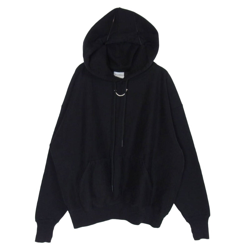 READY MADE レディメイド 23AW RE-CO-BK-00-00-245 HOODIE SMILE スマイル ロゴ プルオーバー フーディー パーカー ブラック系 S【中古】