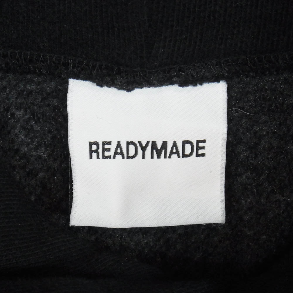 READY MADE レディメイド 23AW RE-CO-BK-00-00-245 HOODIE SMILE スマイル ロゴ プルオーバー フーディー パーカー ブラック系 S【中古】