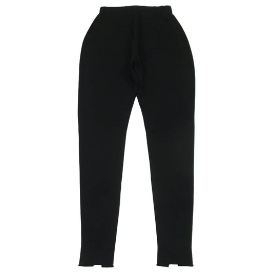 Y's Yohji Yamamoto ワイズ ヨウジヤマモト YG-K17-086 裾ジップ ニット パンツ 日本製 ブラック系 2【中古】