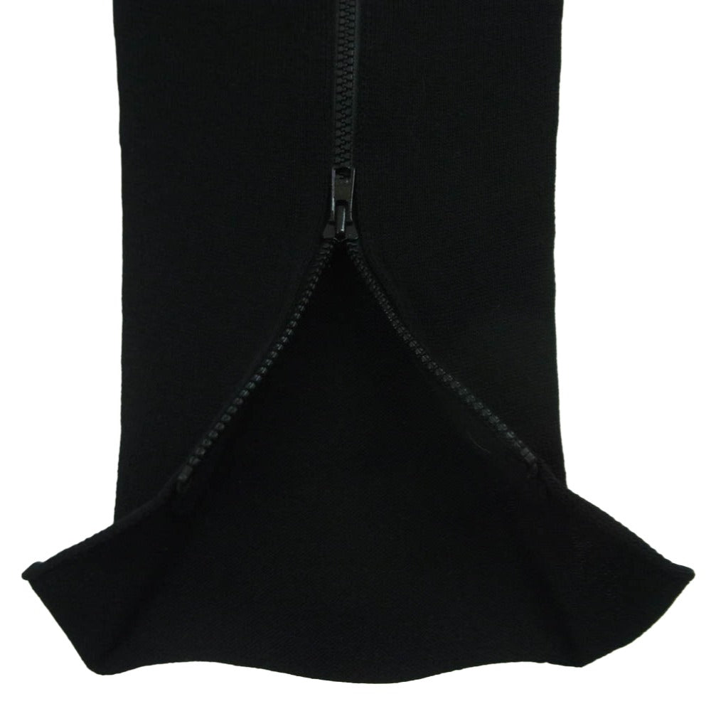 Y's Yohji Yamamoto ワイズ ヨウジヤマモト YG-K17-086 裾ジップ ニット パンツ 日本製 ブラック系 2【中古】