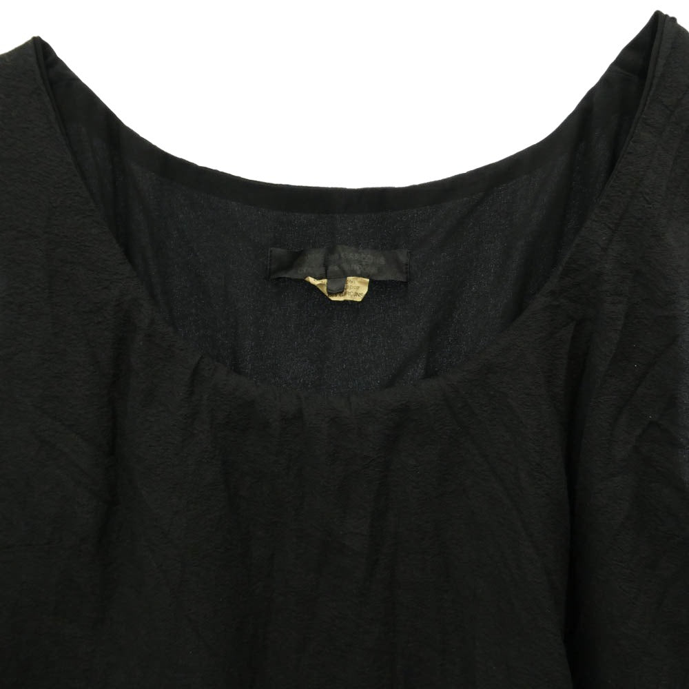 COMME des GARCONS コムデギャルソン RG-O008 AD2020 コムコム 製品加工 ドレス ノースリーブ ワンピース ブラック系 M【中古】