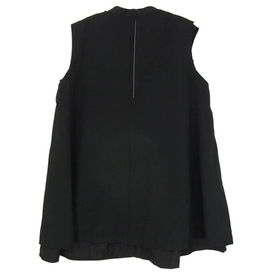 COMME des GARCONS コムデギャルソン RS-J022 AD2016 コムコム レイヤード カットオフ ベスト ジレ ブラック系 M【中古】