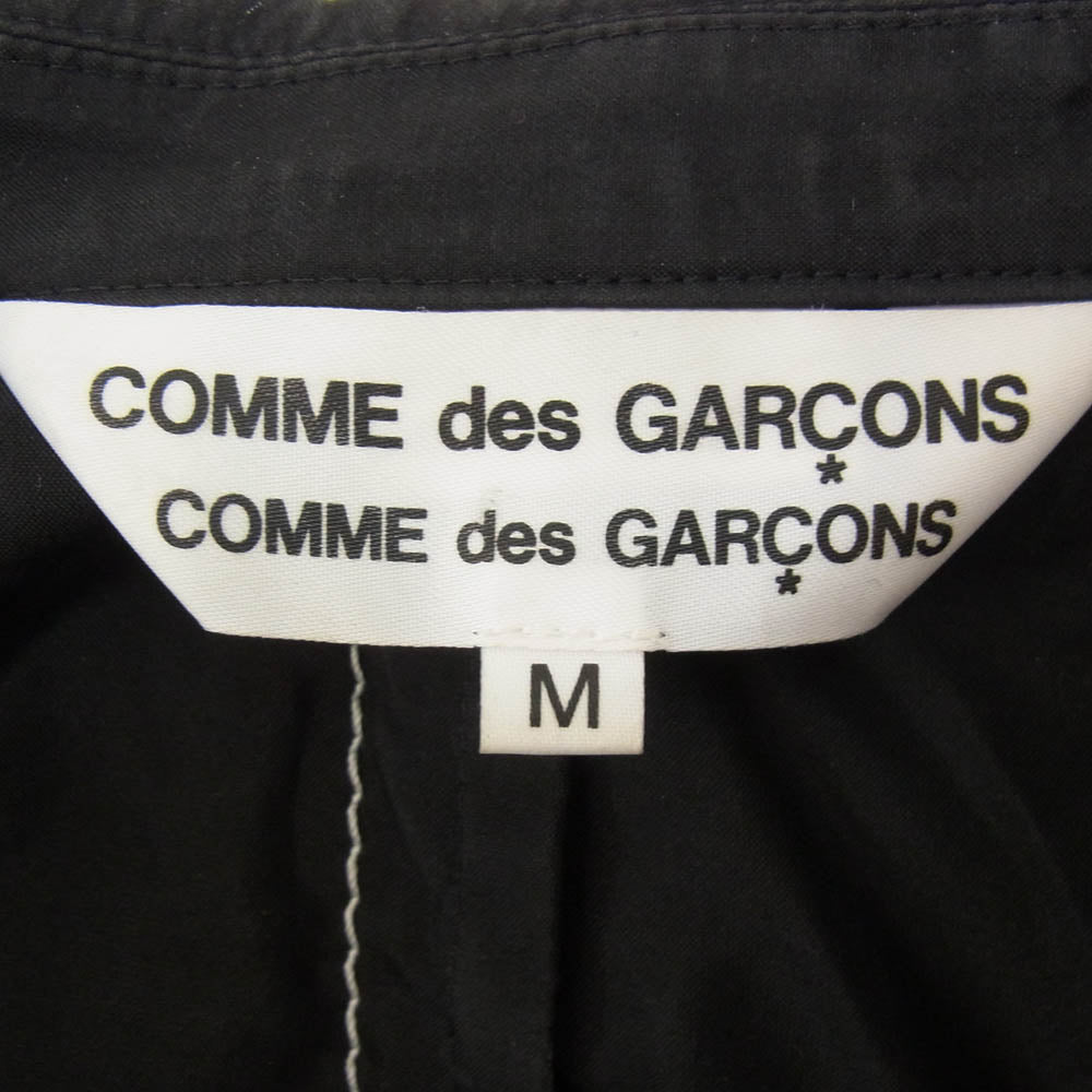 COMME des GARCONS コムデギャルソン RS-J022 AD2016 コムコム レイヤード カットオフ ベスト ジレ ブラック系 M【中古】