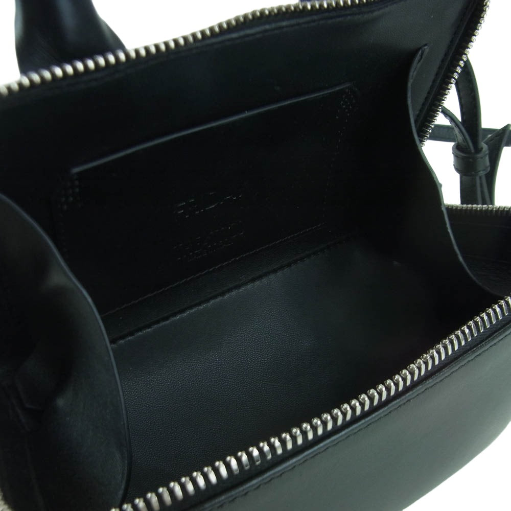 ジ・アティコ friday bag フライデイ 2WAY ショルダー バッグ イタリア製 ブラック系【中古】
