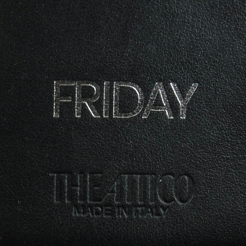ジ・アティコ friday bag フライデイ 2WAY ショルダー バッグ イタリア製 ブラック系【中古】