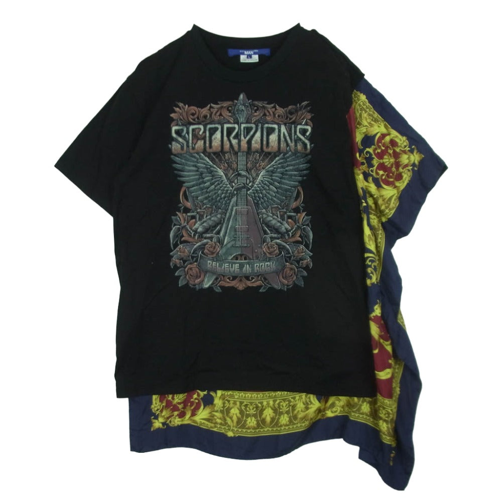 アイコムデギャルソンジュンヤワタナベマン eYe COMME des GARCONS JUNYA WATANABE MAN ×ベルベルジン  22SS  WI-J908 AD2021 転写コットンライダースジャケット メンズ L COMME des GARCONS コムデギャルソン 22SS WI-J908 eye JUNYA
