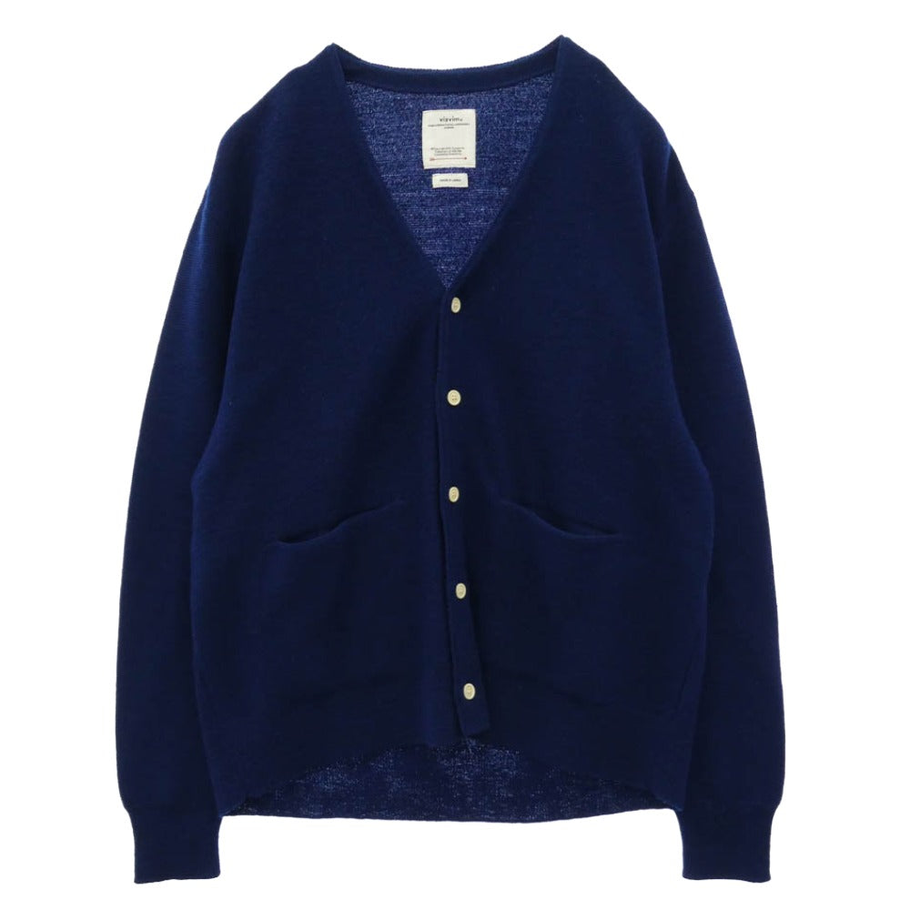 VISVIM ビズビム 26SS 0126105012003 SELMER CARDIGAN セルマー ニット カーディガン ネイビー系 1【中古】