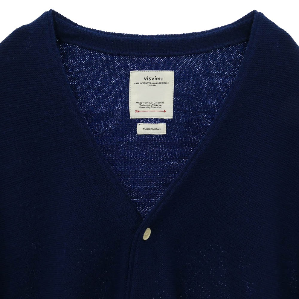 VISVIM ビズビム 26SS 0126105012003 SELMER CARDIGAN セルマー ニット カーディガン ネイビー系 1【中古】