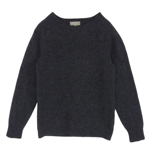 MARGARET HOWELL マーガレットハウエル 579-9260004 MERINO CASHMERE カシミヤ混 ウール ニット セーター ダークグレー系 L【中古】
