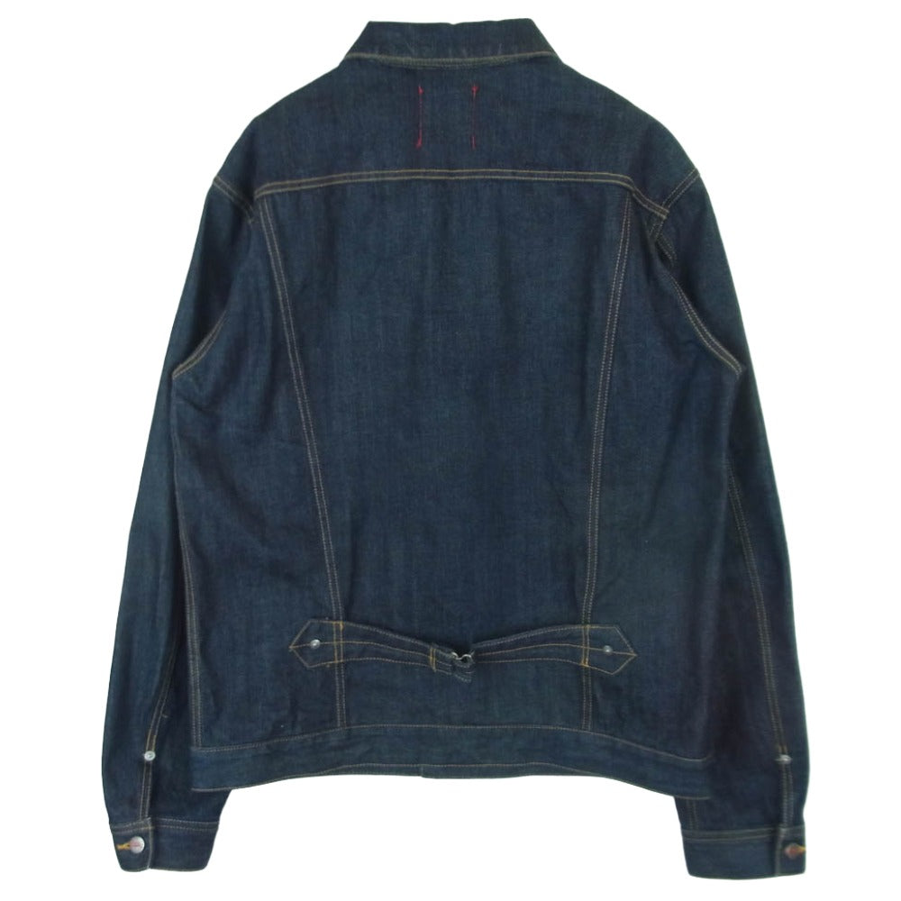スティッフ 2ND デニム ジャケット コットン 日本製 インディゴブルー系 L【中古】