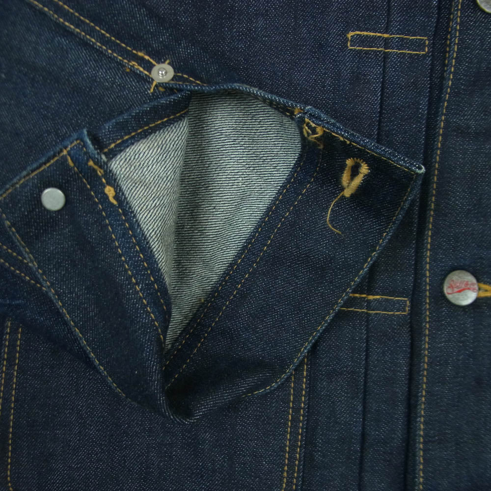 スティッフ 2ND デニム ジャケット コットン 日本製 インディゴブルー系 L【中古】