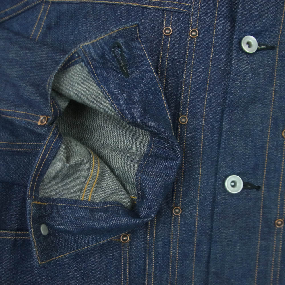 ベラフォンテ RAGTIME 13oz DENIM ONO デニム ジャケット コットン 日本製 インディゴブルー系 M【中古】
