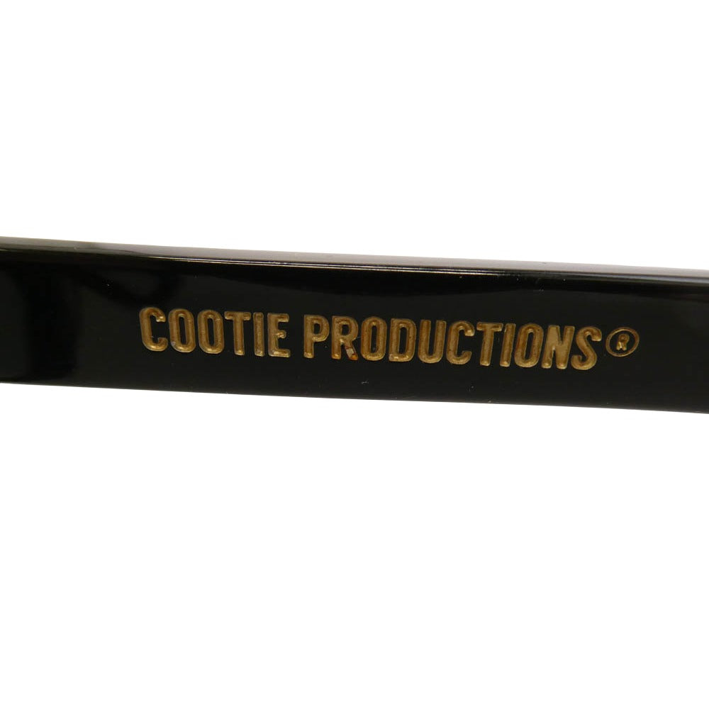 COOTIE クーティー CTE-23S516 Raza Round Glasses ラウンド サングラス アイウェア フレーム：ブラック　レンズ：ライトグリーン ONESIZE【美品】【中古】