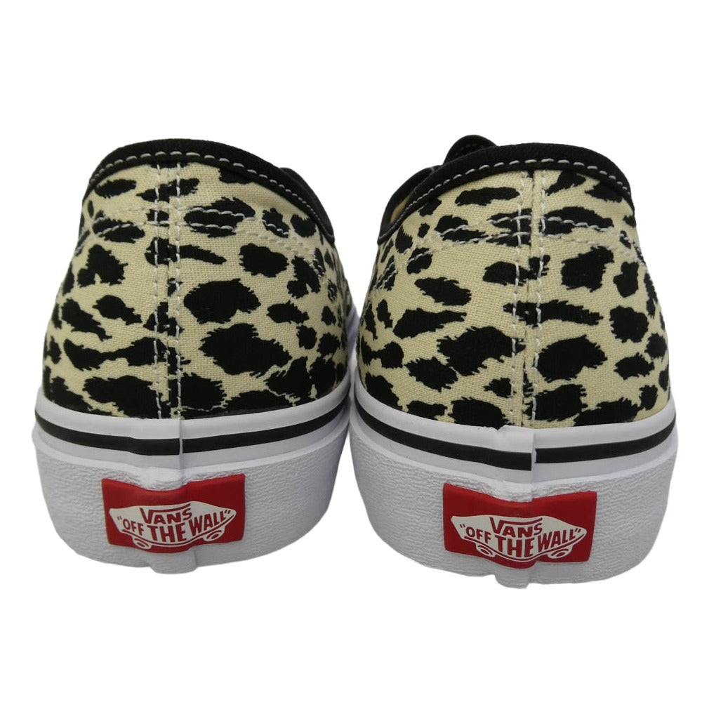 WACKO MARIA ワコマリア VANS バンズ V44 Authentic LX 'Cheetah Peach オーセンティック ローカット スニーカー ブラック系 オフホワイト系 28.5cm【新古品】【未使用】【中古】