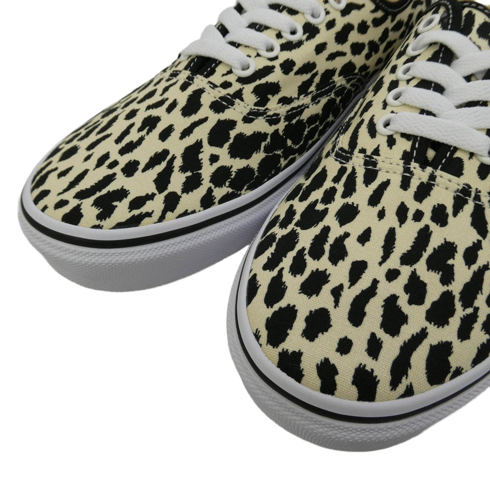 WACKO MARIA ワコマリア VANS バンズ V44 Authentic LX 'Cheetah Peach オーセンティック ローカット スニーカー ブラック系 オフホワイト系 28.5cm【新古品】【未使用】【中古】