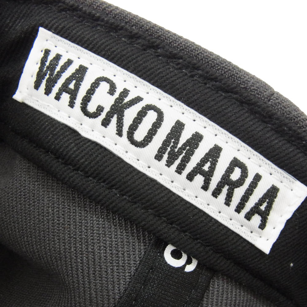 WACKO MARIA ワコマリア 25SS 25SS-WMA-CP02 × NEW ERA ニューエラ 9FORTY ロゴ刺繍 ベースボール キャップ 帽子 グレー系【中古】