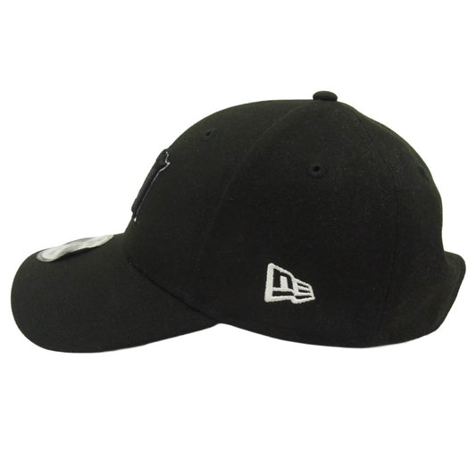 WACKO MARIA ワコマリア NEW ERA ニューエラ 25SS 25SS-WMA-CP02 × NEW ERA ニューエラ 9FORTY ロゴ刺繍 ベースボール キャップ 帽子 ブラック系【中古】