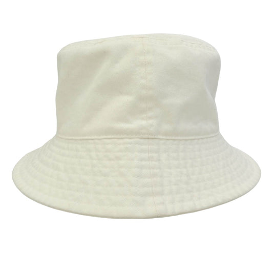 WACKO MARIA ワコマリア KANGOL カンゴール 26SS 26SS-WMA-HA01 WASHED BUCKET ウォッシュドコットン ロゴ刺繍 バケットハット 帽子 ホワイト系 L【中古】