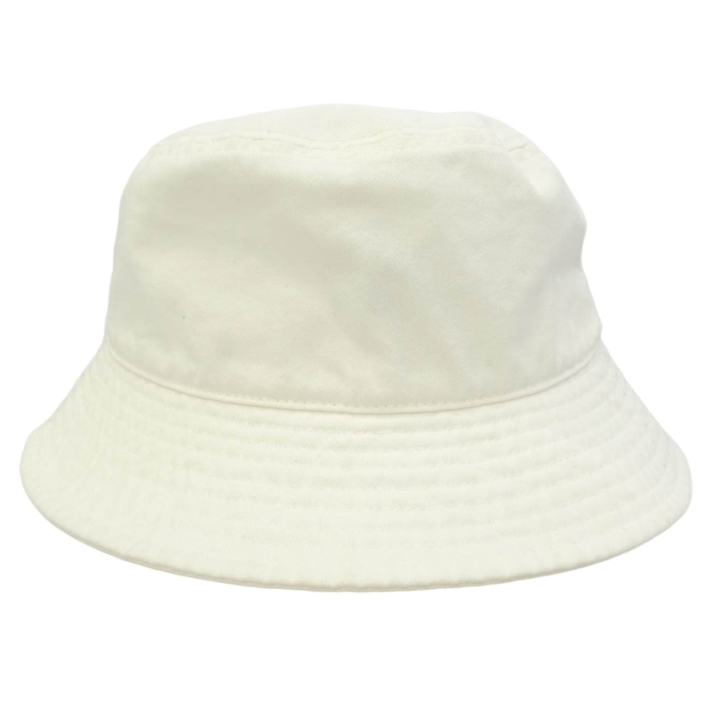 WACKO MARIA ワコマリア KANGOL カンゴール 26SS 26SS-WMA-HA01 WASHED BUCKET ウォッシュドコットン ロゴ刺繍 バケットハット 帽子 ホワイト系 L【中古】