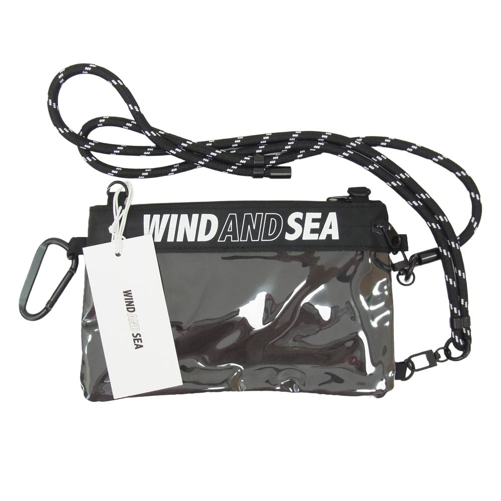WIND AND SEA ウィンダンシー 26SS SEA THROUGH MULTI-SLING ショルダー バッグ ブラック系 F【美品】【中古】