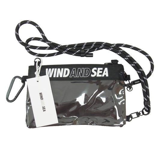 WIND AND SEA ウィンダンシー 26SS SEA THROUGH MULTI-SLING ショルダー バッグ ブラック系 F【美品】【中古】