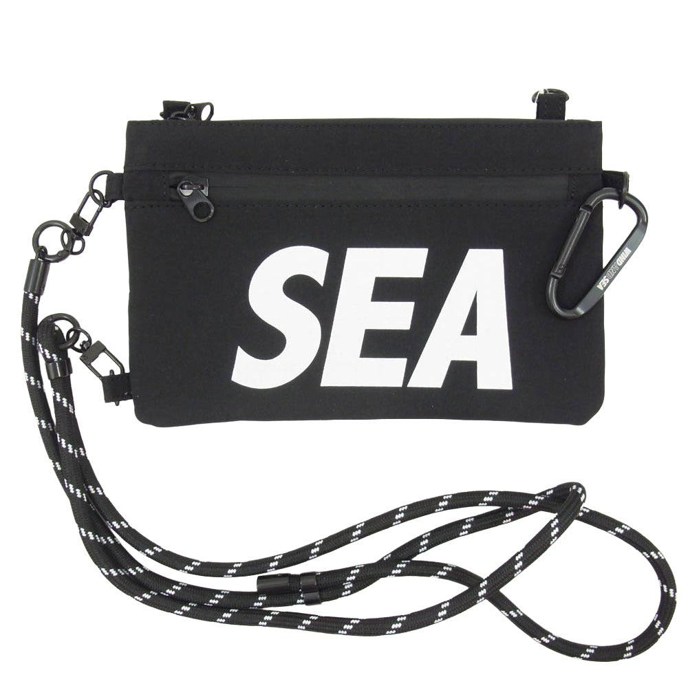 WIND AND SEA ウィンダンシー 26SS SEA THROUGH MULTI-SLING ショルダー バッグ ブラック系 F【美品】【中古】
