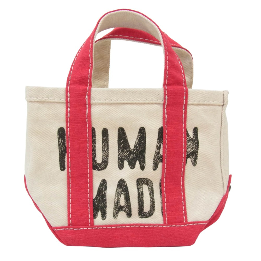 HUMAN MADE ヒューマンメイド HM31GD054 CANVAS TOTE SMALL トート スモール バッグ レッド系【中古】