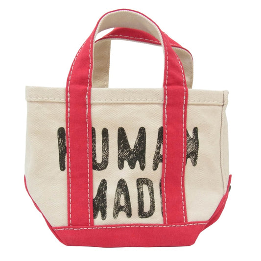 HUMAN MADE ヒューマンメイド HM31GD054 CANVAS TOTE SMALL トート スモール バッグ レッド系【中古】