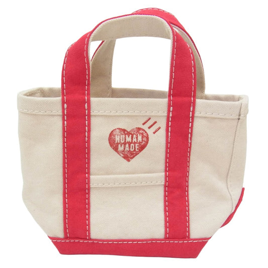 HUMAN MADE ヒューマンメイド HM31GD054 CANVAS TOTE SMALL トート スモール バッグ レッド系【中古】