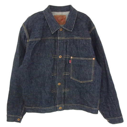 FULLCOUNT フルカウント S2107 WWII MODEL BROWN COTTON DENIM JACKET 大戦モデル デニムジャケット Gジャン インディゴブルー系 42【中古】