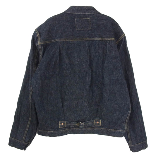 FULLCOUNT フルカウント S2107 WWII MODEL BROWN COTTON DENIM JACKET 大戦モデル デニムジャケット Gジャン インディゴブルー系 42【中古】