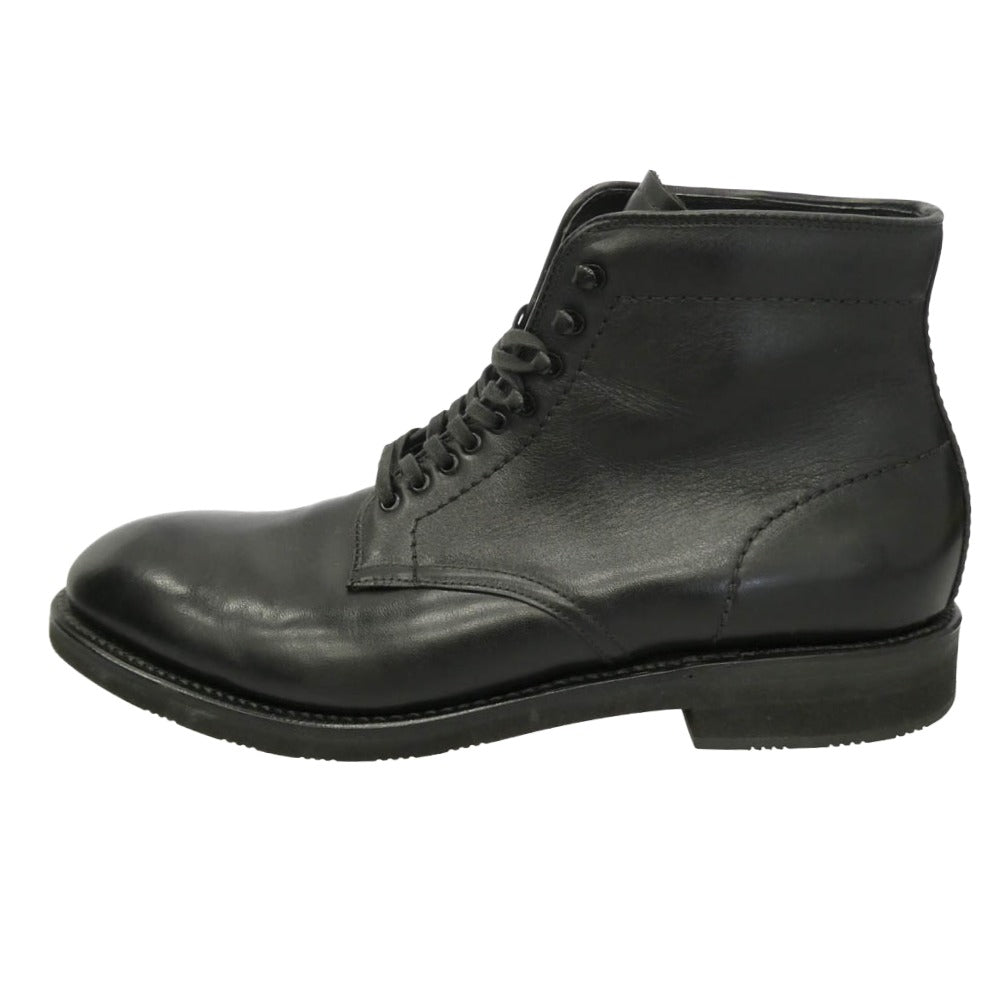 ALDEN オールデン 45617H PLANE TOE 6inch BOOTS プレーントゥ 6インチ オースティンベンズカーフ ブーツ ブラック系 10【中古】