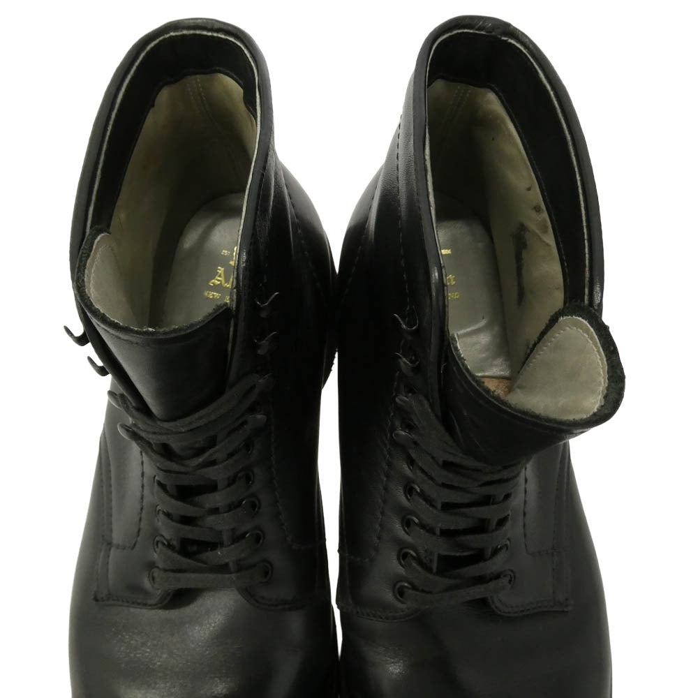 ALDEN オールデン 45617H PLANE TOE 6inch BOOTS プレーントゥ 6インチ オースティンベンズカーフ ブーツ ブラック系 10【中古】