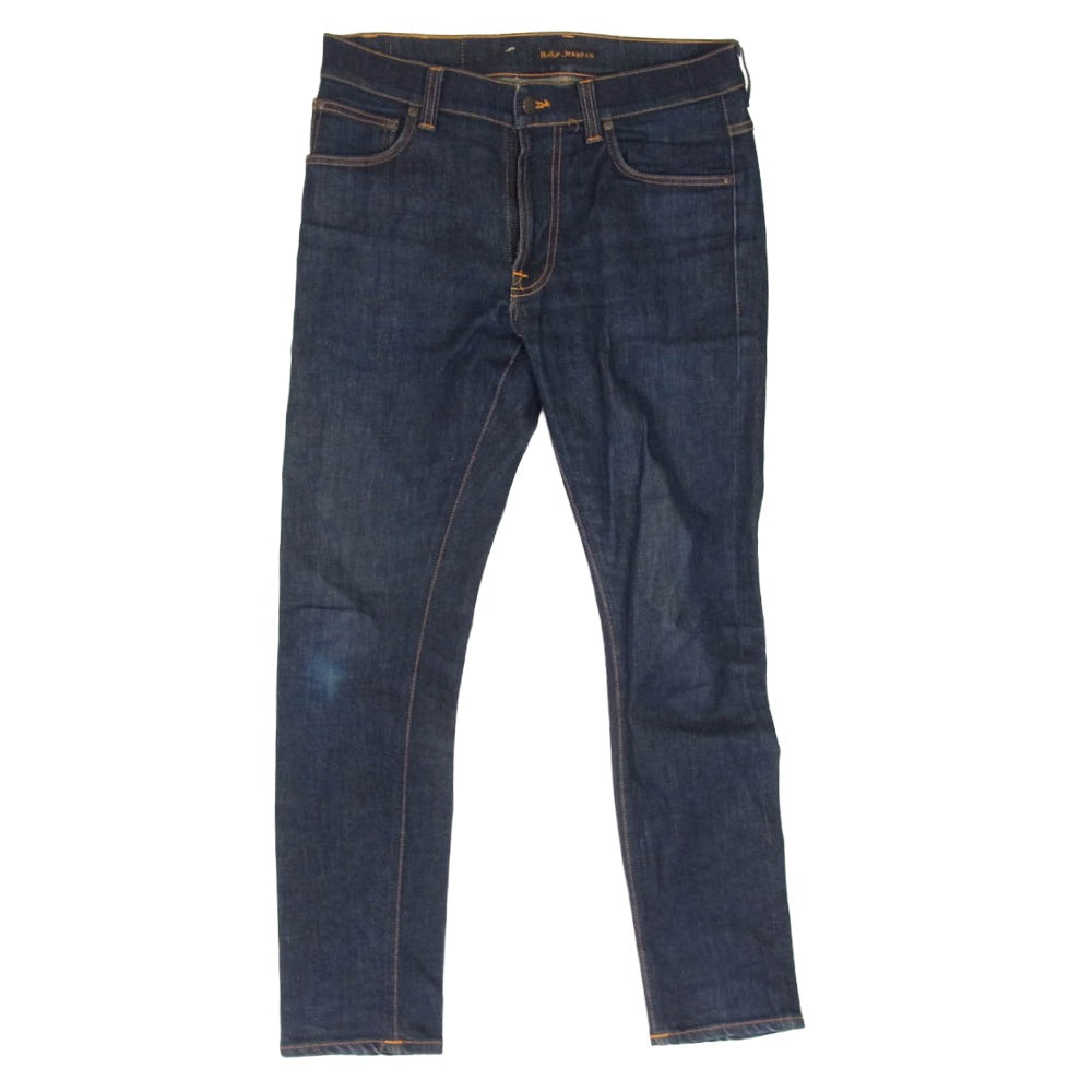 Nudie Jeans ヌーディージーンズ se411 17 スリム スキニー ジーンズ デニム パンツ インディゴブルー系 32【中古】
