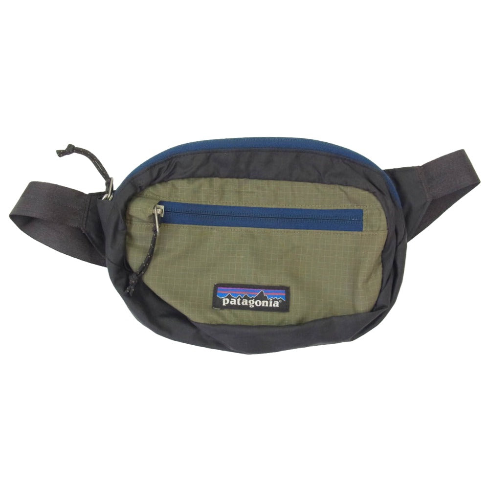 patagonia パタゴニア 19AW 49447 19年製 ULTRALIGHT BLACK HOLE MINI HIP PACK ウルトラライト ブラックホール ミニヒップバッグ ボディバッグ カーキ系【中古】