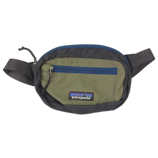 patagonia パタゴニア 19AW 49447 19年製 ULTRALIGHT BLACK HOLE MINI HIP PACK ウルトラライト ブラックホール ミニヒップバッグ ボディバッグ カーキ系【中古】